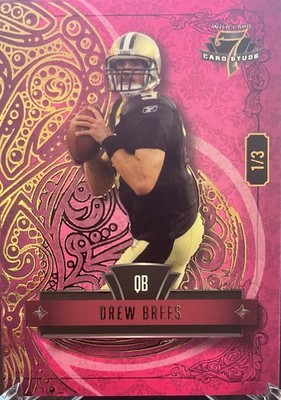 Wild Card 2026 Card Studs Insert Drew Brees 7CCL-DB 1/3 Football Card