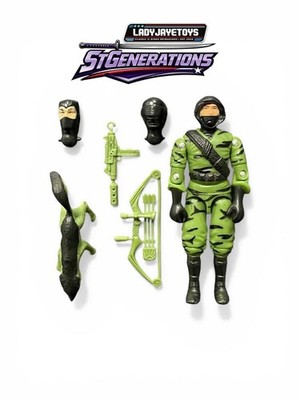3x Nunchuk StormShadow STORM SHADOW GI JOE COBRA ladyjayetoys like black major