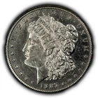 1887-S $1 Morgan Silver Dollar - Proof-Like - UNC - SKU-D7784