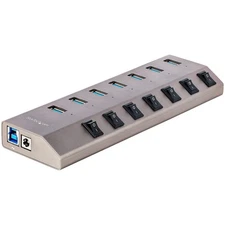 StarTech 7-Port Self-Powered USB-C Hub with Individual On/Off Switch