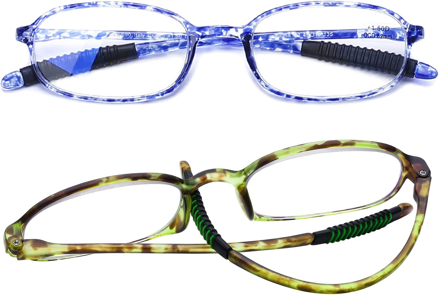 2 Pack(Blue/ Green Tortoises)