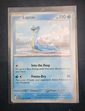 Lapras 016/091 Pokemon TCG Card PAF PALDEAN FATES Near Mint NM