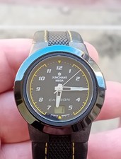 Reloj Junghans Mega Carbon Atomic Hombre 38mm Vintage,
