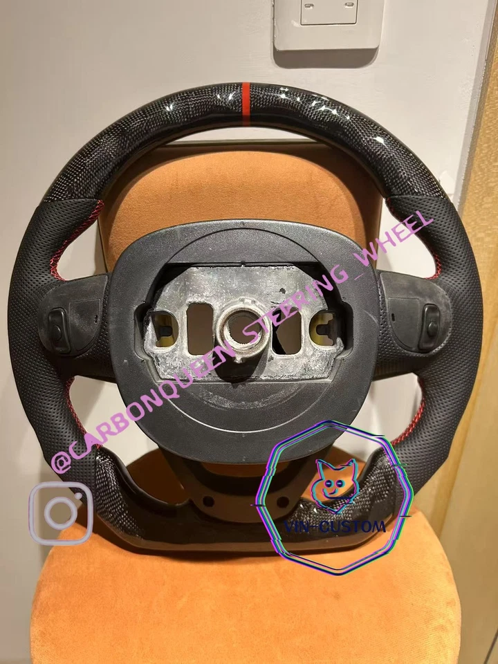 GRAND CHEROKEE STEERING WHEEL /CHEROKEE CARBON FIEBR STEERING WHEEL 2014-2021YS - Image 2 of 4