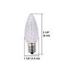 DELight 100PCS C9 LED Christmas Light Bulbs Replacement Warm White UL Listed — photo 7