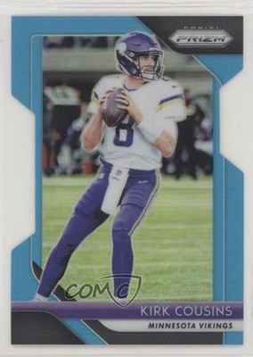 2018 Panini Prizm Light Blue Prizm 76/199 Kirk Cousins #76 gn1