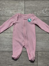 Carter's 0-3M Pink Soft Knit 1 Piece Footie Outfit. Sleeper. Pajamas. Sleep Wear