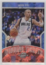 2018 Contenders Optic Winning Tickets Red Cracked Ice Prizm Jason Kidd HOF s3g