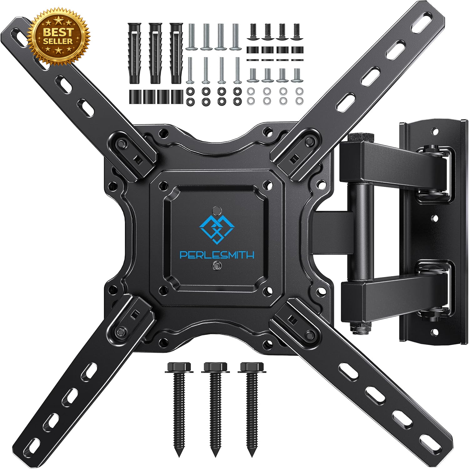 Full Motion TV Wall Mount 26-60" Swivel Tilt Extension Arm 7