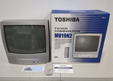 Vintage Toshiba MV19N2 19  CRT TV  VCR combo