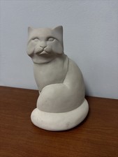 Austin Productions Inc 1985 David Fisher Cat Sculpture Signed 10
