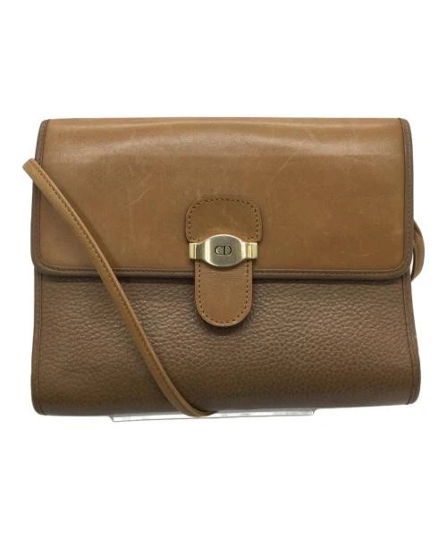 Sac bandoulière Christian Dior marron