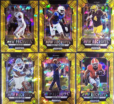 2025 Panini Prizm Draft Picks Football Insert Gold Green Base You Pick Singles!