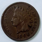1906 Indian Head One Cent Penny Very Good Details #5704
