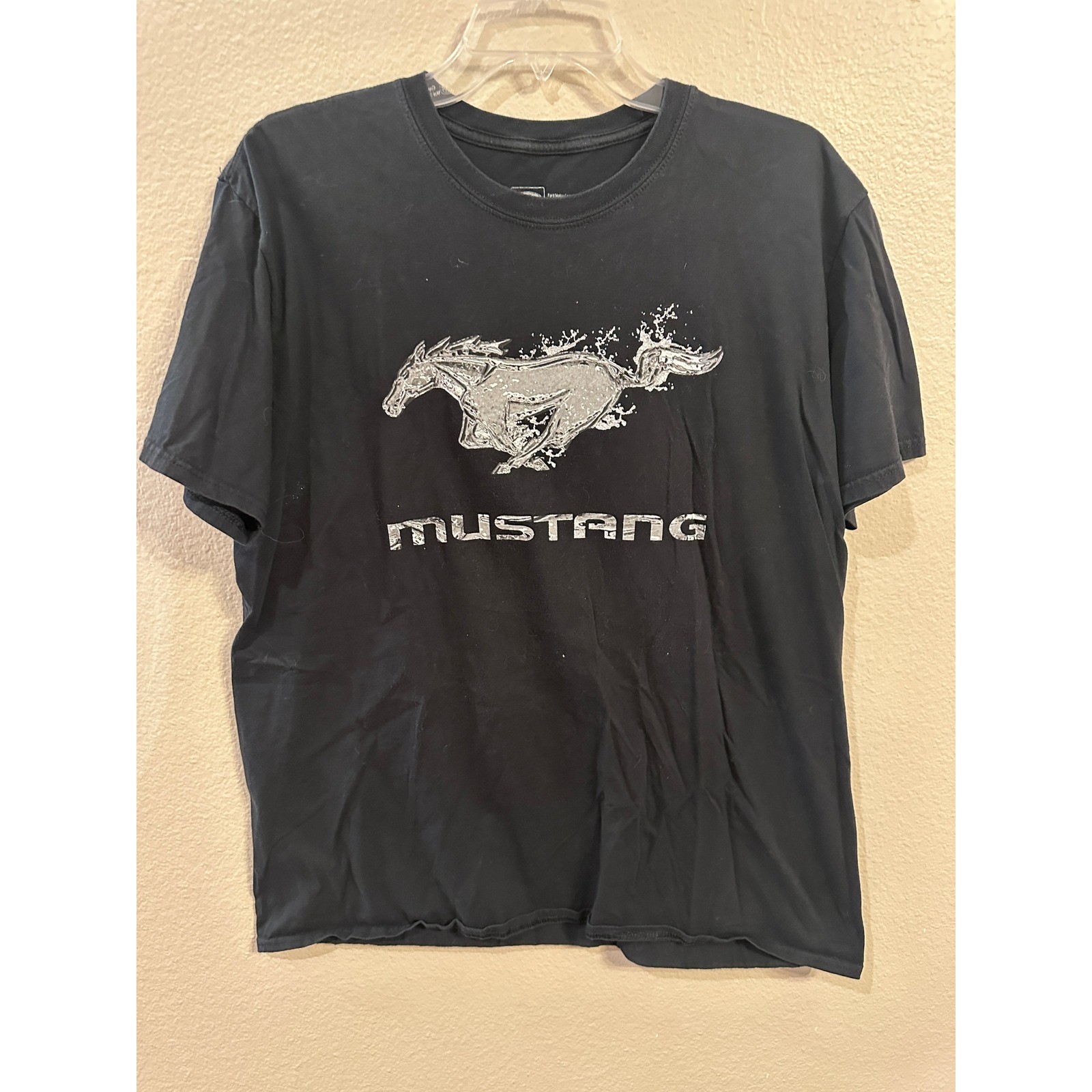 PONY T shirt grafica Ford Mustang maglietta logo cavallo appassionato di auto XL