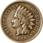 1860 Indian Cent - Pointed Bust Great Deals From The Executive Coin Company