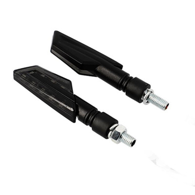 BLACKWAY PEGASE LED BLINKER SCHWARZ SMOKE (PR) - CE-zugelassen