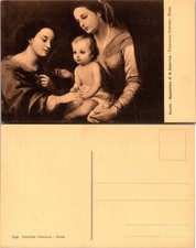Murillo Sposalizio di S Caterina Vatican Pinacoteca Roma Postcard Sepia Unposted