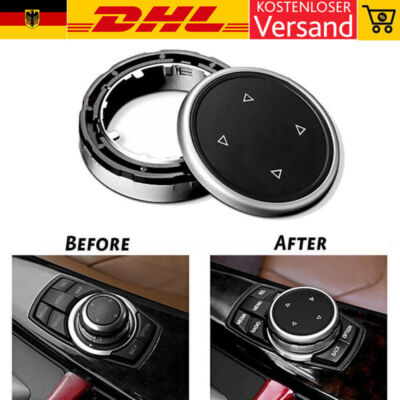 Auto Multimedia Big Knob Knopf Abdeckung Cover Trim Für BMW IDRIVE F10 F20 F30