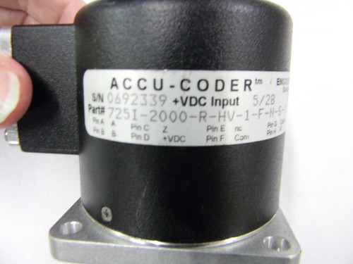 New Accu-Coder Rotary Encoder 725I-2000-R-HV-1-F-N-S-Y P5 - Picture 2 of 5