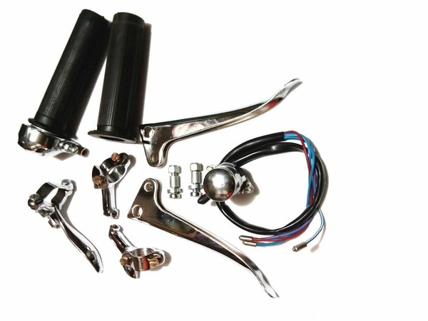 Passt FüR Royal Enfield Komplettes Hebelbaukasten Schalterkit Vintage Ecs-image