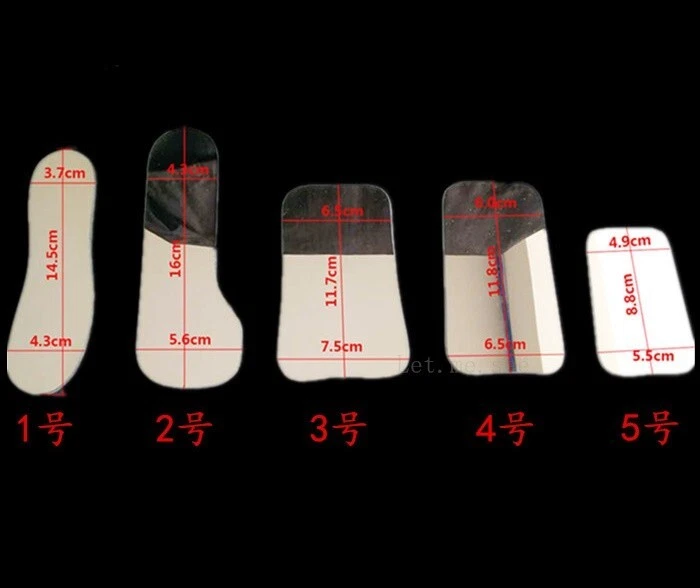 Fotografia odontológica intraoral ortodôntica oclusal 2 lados espelho de vidro fotográfico - Imagem 2 de 4