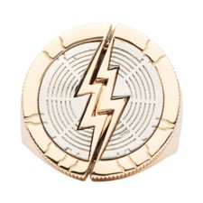 Comics The Flash Barry Allen Cosplay Open Ring Adjustable Ring Jewelry Prop Gift