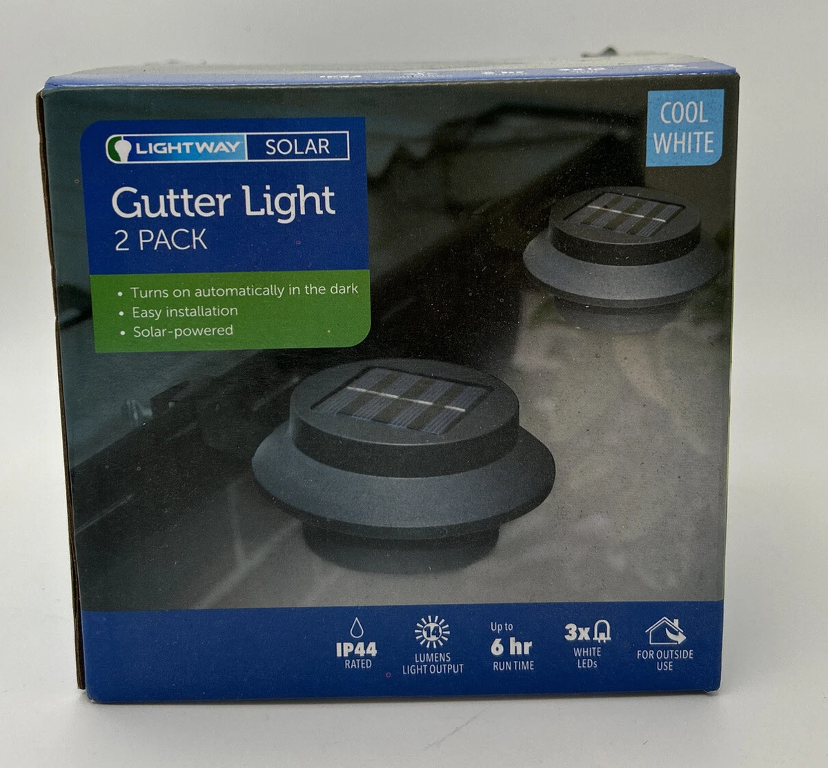 Lightway solar gutter light deals