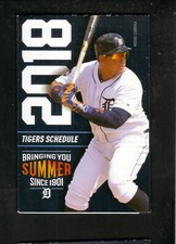 Detroit Tigers Miguel Cabrera 2018 Pocket Schedule Fox Sports Detroit