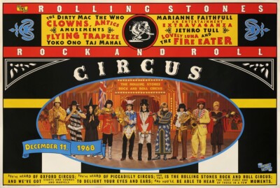 The Rolling Stones, 1968 Rock and Roll Circus Poster, Framed | eBay
