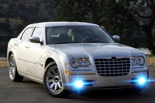 For Chrysler 300 300C 2005-2009 - 2PC 8000K Ice Blue LED Fog Light Bulbs Kit - Picture 6 of 12