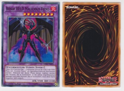 Konami Yu-Gi-Oh Böser Held Malicious Fiend LED5-DE020 1.Auflage Common (164600)