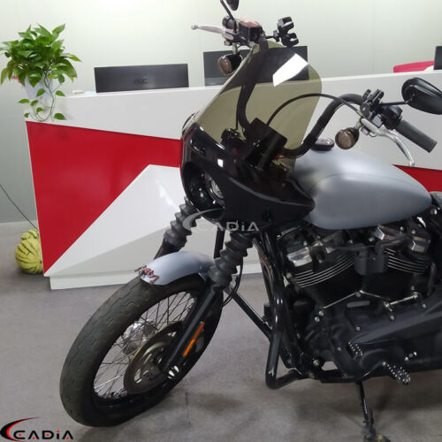 Carenado de faros altos para parabrisas para Harley Dyna Sportster XL1200 Softail FXLRS - Imagen 4 de 12