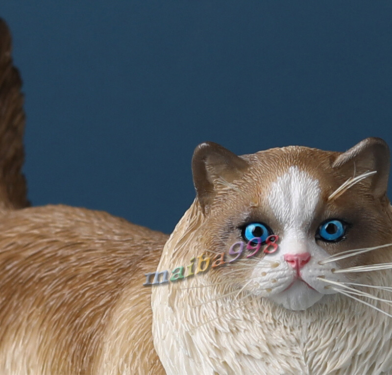 JXK 1/6 Scale Ragdoll Action Figure Cat Model Statue Toy