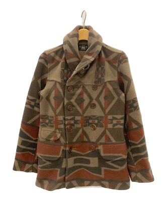 ジャケット・アウター RRL RAMSEY SHAWL COLLAR RANCH COAT RRL RALPH LAUREN men's wool blend Ramsey native print P coat