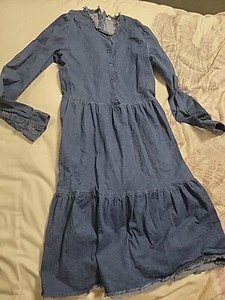 Tottini Girls Denim Dress Size 14 Worn Once Excellent  Pc Two
