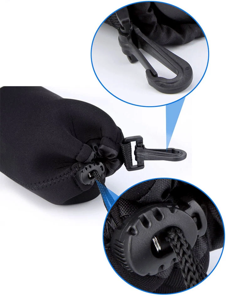 Neoprene Waterproof Soft DSLR SLR Camera Lens Bag Pouch Case Protective Cover - Image 3 of 4