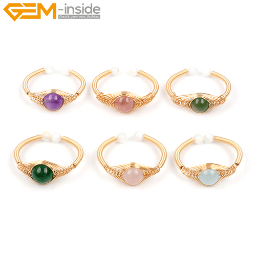 Rings & Bracelet Set Weaving Open Adjustable Power Chakras Gold Filled Jewellery - Picture 3 of 119
