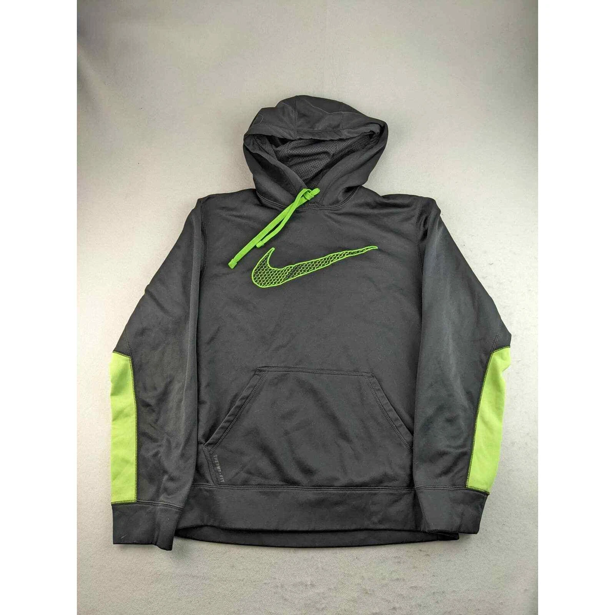 Nike green and black hoodie sales