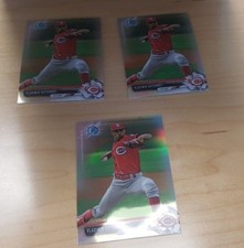 2017 Bowman Draft BDC-69 Vladimir Gutierrez 3 Count All Chrome Refractor Lot