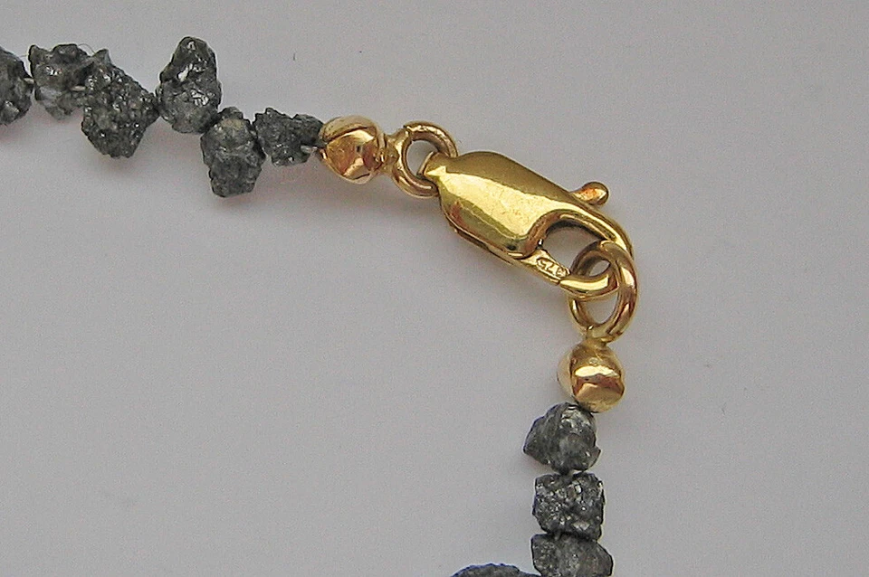 Princess Diamanten Diamant Armband aus 375 Gold mit Rohdiamanten bracelet ♦️6499 - Bild 4 von 4