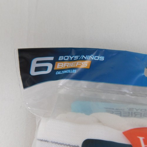 12 Pair Hanes Boy's Tagless Briefs Underwear - 14-16 Large #4655 - Picture 5 of 9