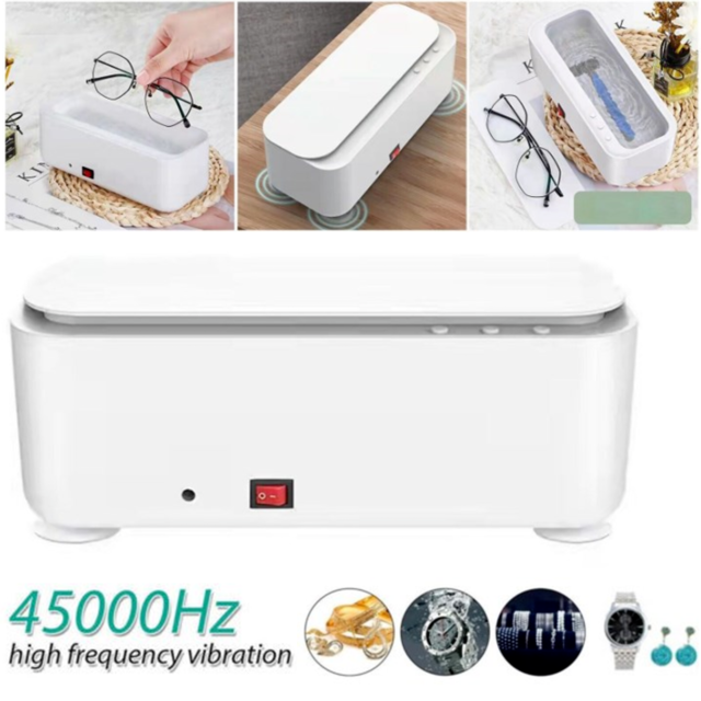 Ultrasonic Cleaner Sonic Wave Tank Glasses Jewellery Watch Cleaning Machine USB