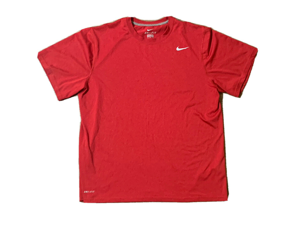 Nike Dri Fir Men's Red T Shirt Size Large | eBay