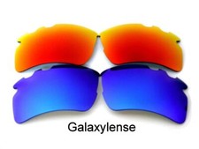 Galaxy Replacement Lenses For Oakley Flak 2.0 XL Vented Sunglasses Blue/Red