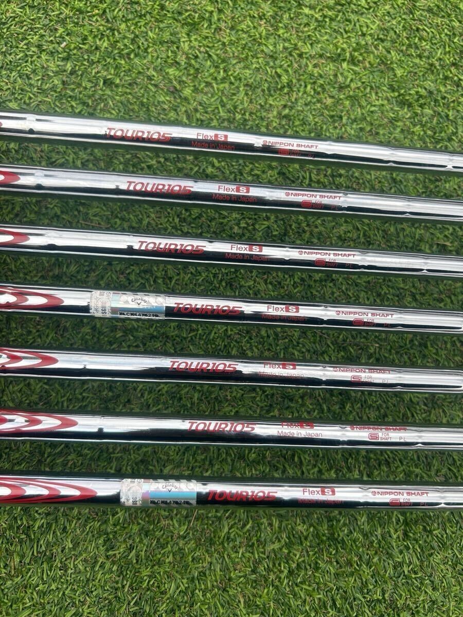 Callaway Apex Ti Fusion Lefty Iron set 5-9,P,A / MODUS 105 S Callaway Apex Ti Fusion Lefty Iron set 5-9,P,A / MODUS 105 S