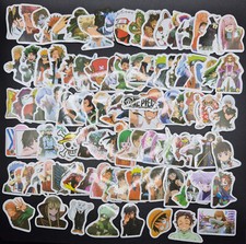 Anime Stickers 100 Pc Pack Mixed Waterproof One Piece Animation Variety Pack Set