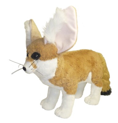 ADORE 18'' Standing Espresso The Fennec Desert Fox Plush Stuffed Animal Toy