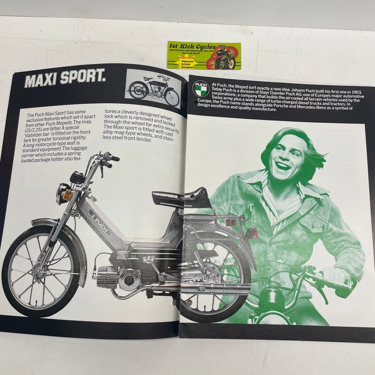Vintage puch moped deals