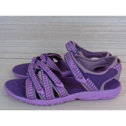 Teva Tirra Falls Purple Pennant Sport Active Sandals Big Kids Size 6 - Picture 3 of 7